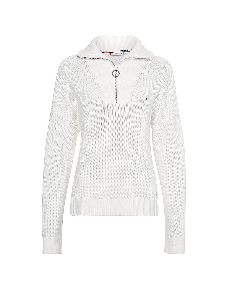 TOMMY HILFIGER Trojerpullover weiß | S